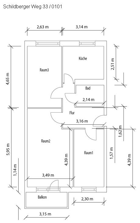 grundriss-3.-og-links BGL &ndash; Wohnungsangebot